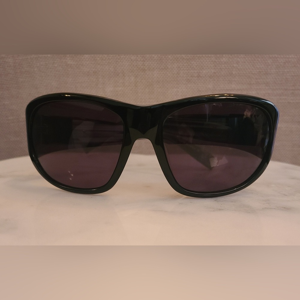 Vintage Rock & Republic Sunglasses~Headlines Black Horn~#130 NWOT Made in Japan